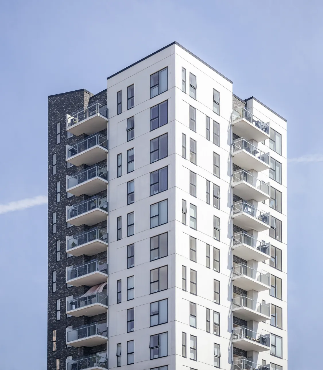 Strong adhesion to exterior substrates